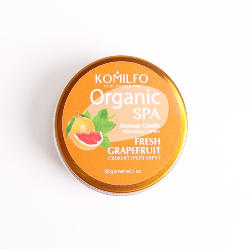 Komilfo Massage Candle – Fresh Grapefruit, 30 g