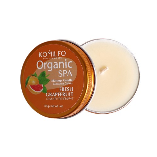 Komilfo Massage Candle – Fresh Grapefruit, 30 g