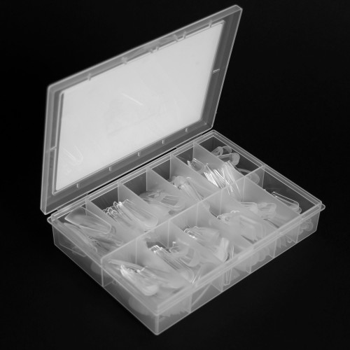 Komilfo SoFast Nail Forms Ballerina Long, 240 pcs