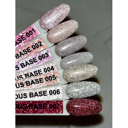 Komilfo Luminous Base 001 (pale pink, reflective), 8 ml