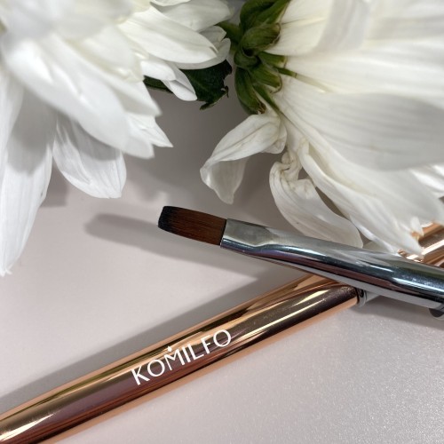 Komilfo Rose Gold Gel flat brush RG12 (Nylon)