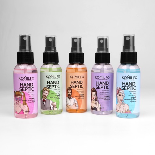 Komilfo Hand Septic, Ylang-Ylang – spray with an antiseptic effect, Ylang-Ylang