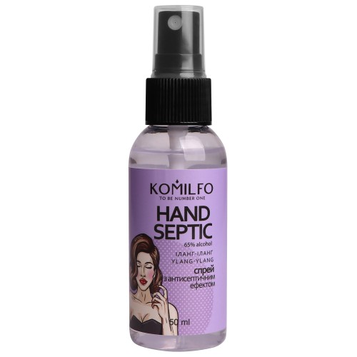 Komilfo Hand Septic, Ylang-Ylang – spray with an antiseptic effect, Ylang-Ylang Komilfo Hand Septic, Ylang-Ylang – spray with an antiseptic effect, Ylang-Ylang