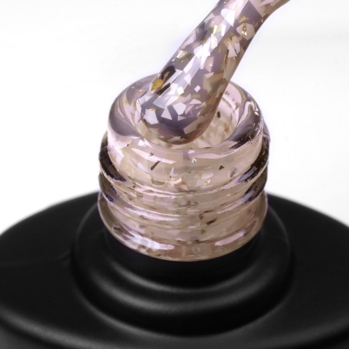 Komilfo Glassy Base GB002 (beige with flakes), 8 ml