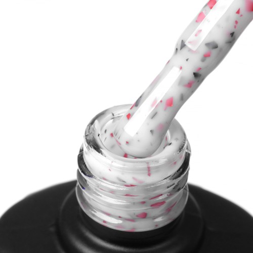 Komilfo Potal Base P018 (white with pink and black potal), 8 ml