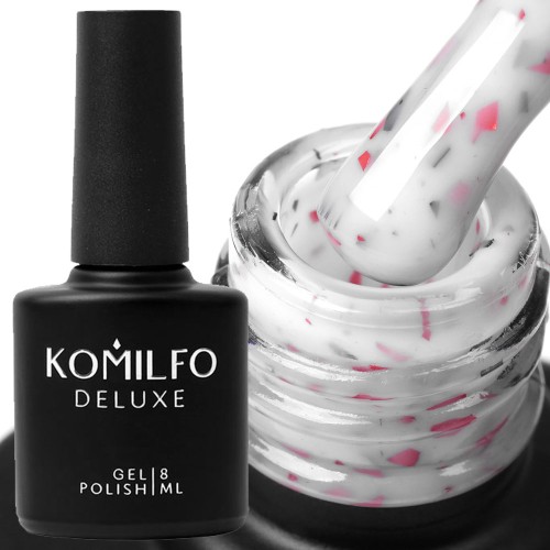 Komilfo Potal Base P018 (white with pink and black potal), 8 ml Komilfo Potal Base P018 (white with pink and black potal), 8 ml