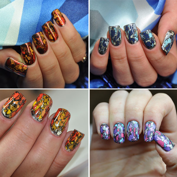 Примеры использования Komilfo фольги для кракелюра